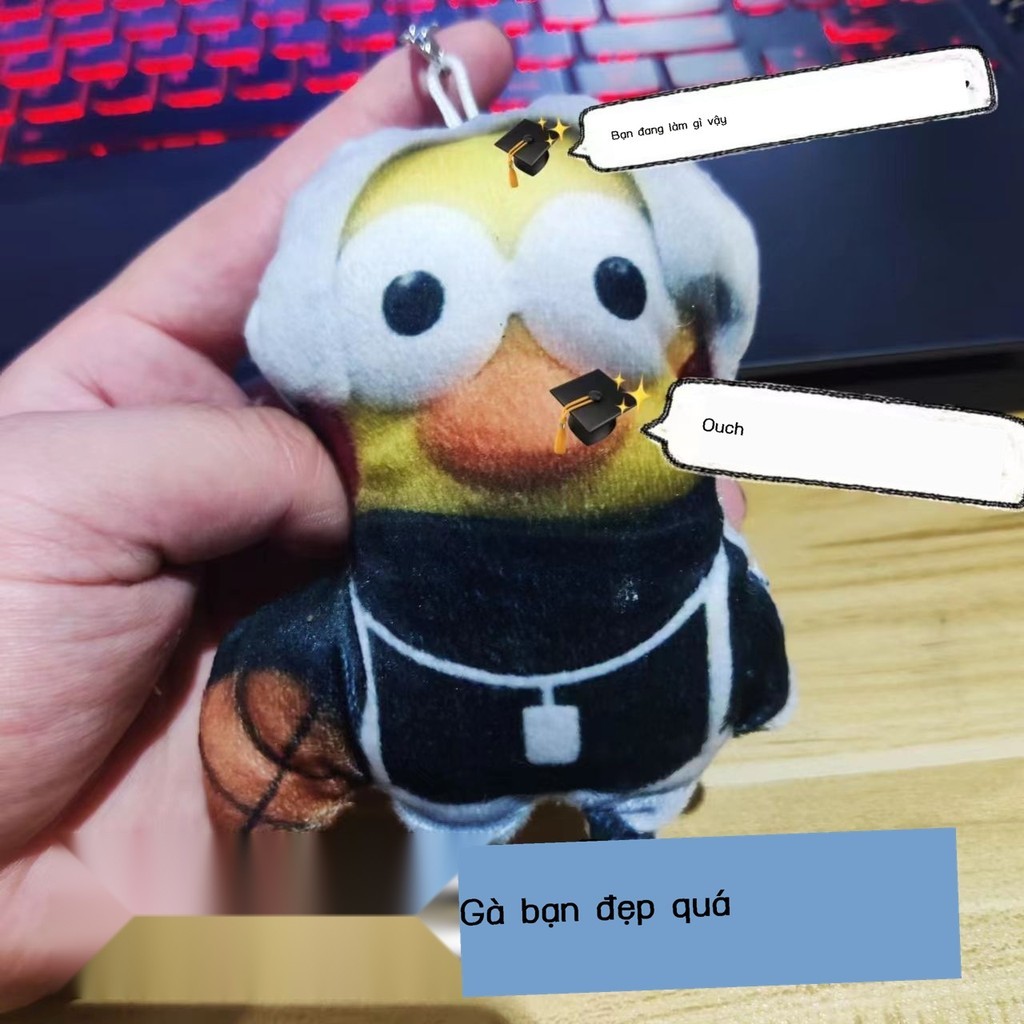 ไก่ สวยไม่ไหว พวงกุญแจเสียง Cai Xukun ikun จี้หรู