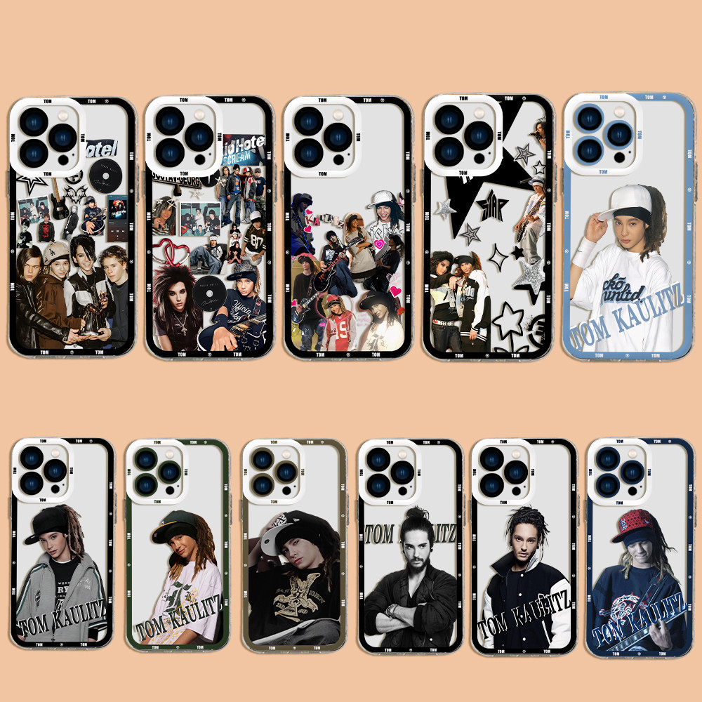 นักร้อง Tom Bill Kaulitz Tokio โรงแรมเคสโทรศัพท์สําหรับ Iphone 15 14 13 12 Mini 11 Pro Max X XR XS 6 7 8 Se20 Plus ฝาครอบโปร่งใสปลอก Iphone