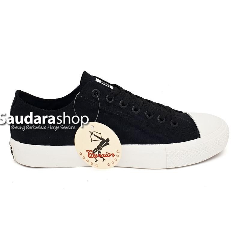 สั ่ งซื ้ อ HITAM 180039] Warrior Sparta CT Black LC Shoes/Warrior Black White Low Shoes/Warrior B