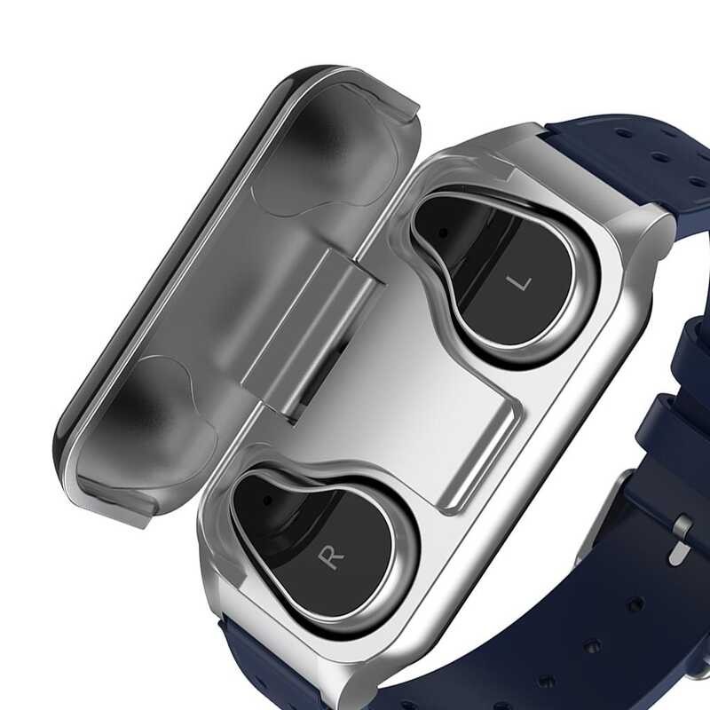 Almencla X89 Smart Bracelet Wireless Bluetooth Headset Sports Running Music Wristband Earphone Fies