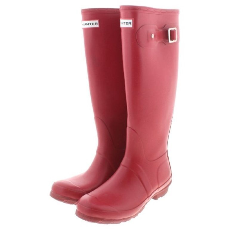 HUNTER n M 5 Shoes Women red 22.5cm Direct from Japan Secondhand