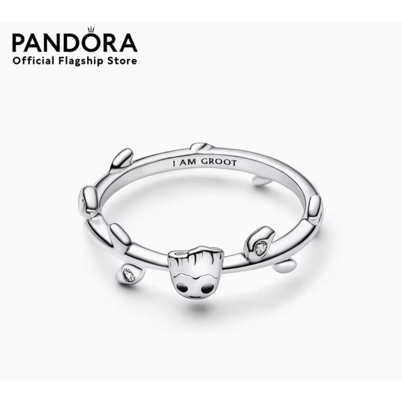 ♞,♘PANDORA Marvel แหวน I am Groot
