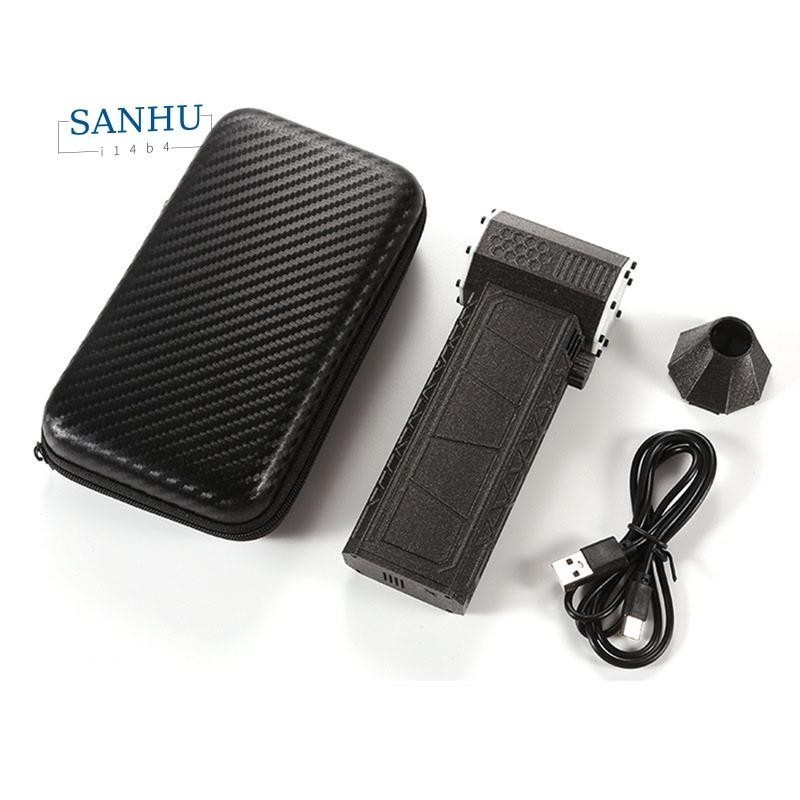 【sanhui14b4 】Violent Turbo Fan 11W RPM พัดลมแบตเตอรี่แห้งแบบชาร์จไฟได้ Hurricane แบบพกพาสะดวก 8000m