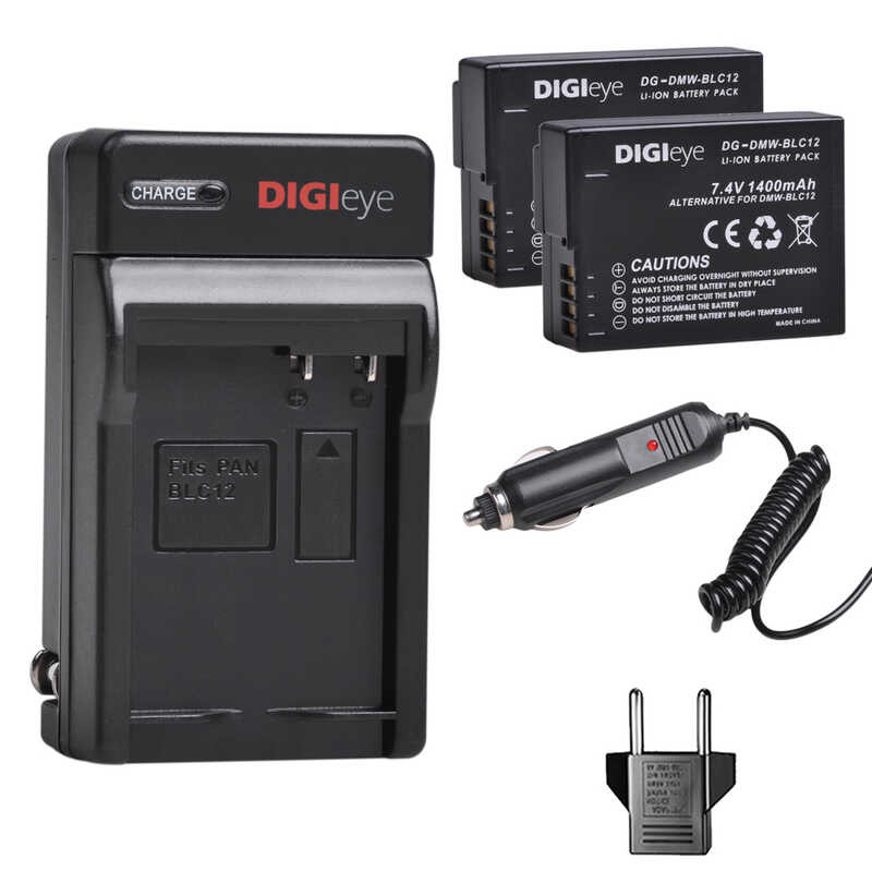 DMW-BLC12 6 BLC12E BLC12PP แบตเตอรี่ + ชุดชาร์จสำหรับ Panasonic Lumix DMC-