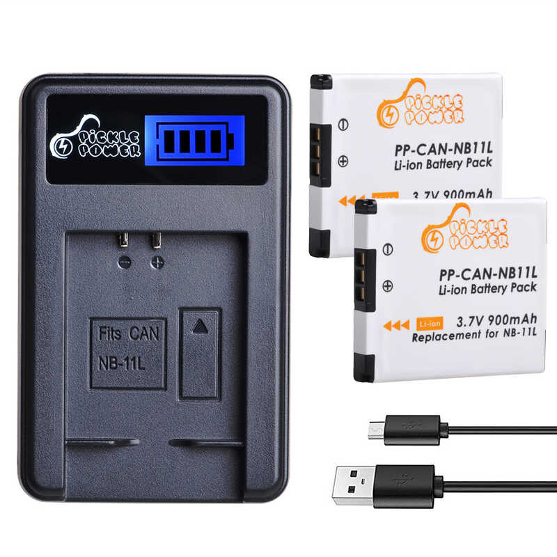 NB-11L 0 NB11L NB 11L NB-11LH Battery + LCD Charger for Canon PowerShot A2300,A2400 A2500, A2600,
