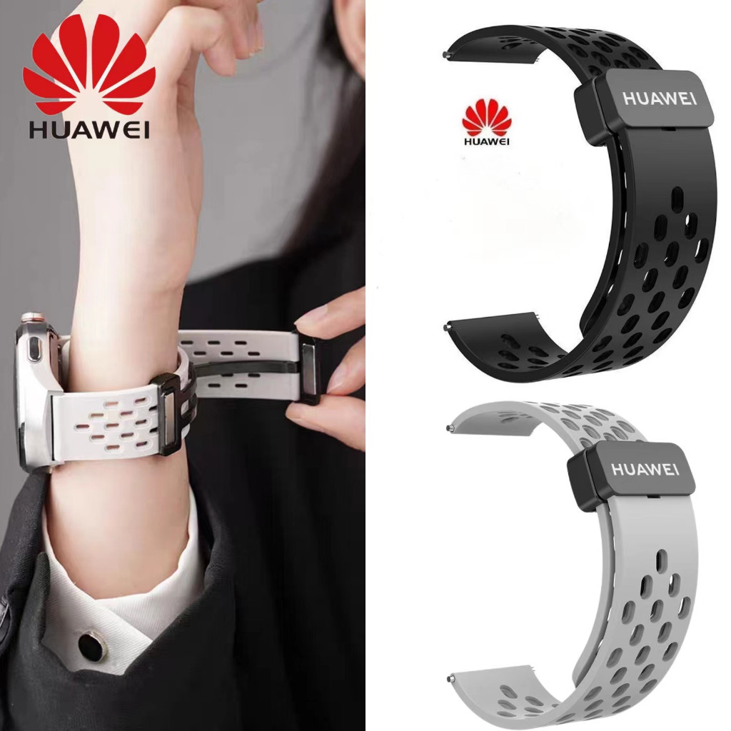 20 มม.22 มม.ซิลิโคนBreathableสายนาฬิกาสําหรับHuawei watch gt 4 สายGT2 Pro GT2E GT2 GT3 GT3 Pro Huawei GT4 สายAm