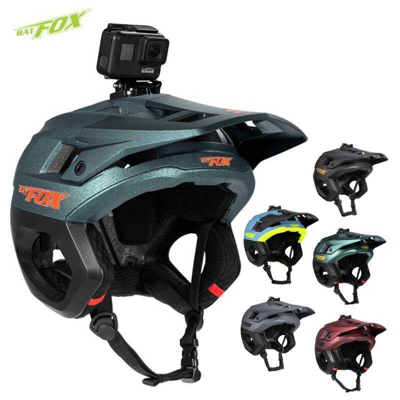 ใหม่ 3 BATFOX 3/4 จักรยานหมวกกันน็อก Mtb ครึ่งหมวกกันน็อกจ
