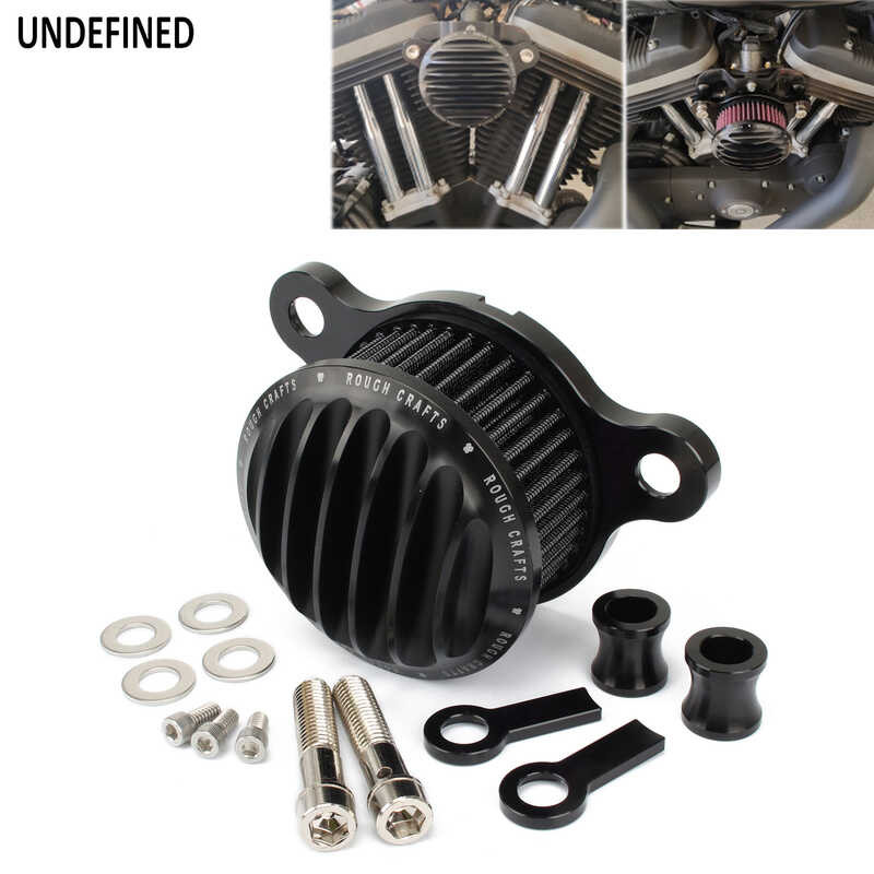 Motorcycle Air Cleaner Intake Filter System Kit For Harley Sportster Xl883 Xl1200c 48 72 Forty Eigh