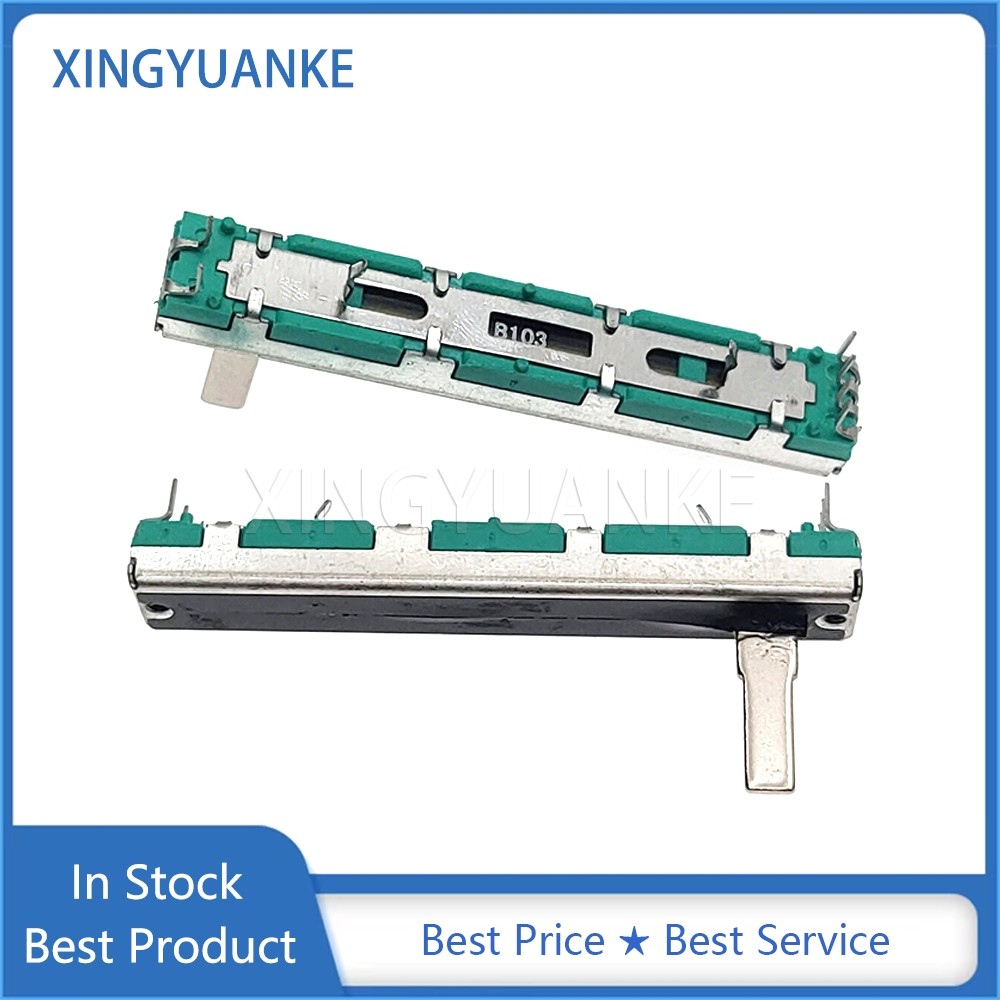 2 ชิ้น/ล็อต SC4580GH 60 มม.ตรงสไลด์ Potentiometer B103 B10K B503 B50K A103 A10K Dual Channel Mixer F