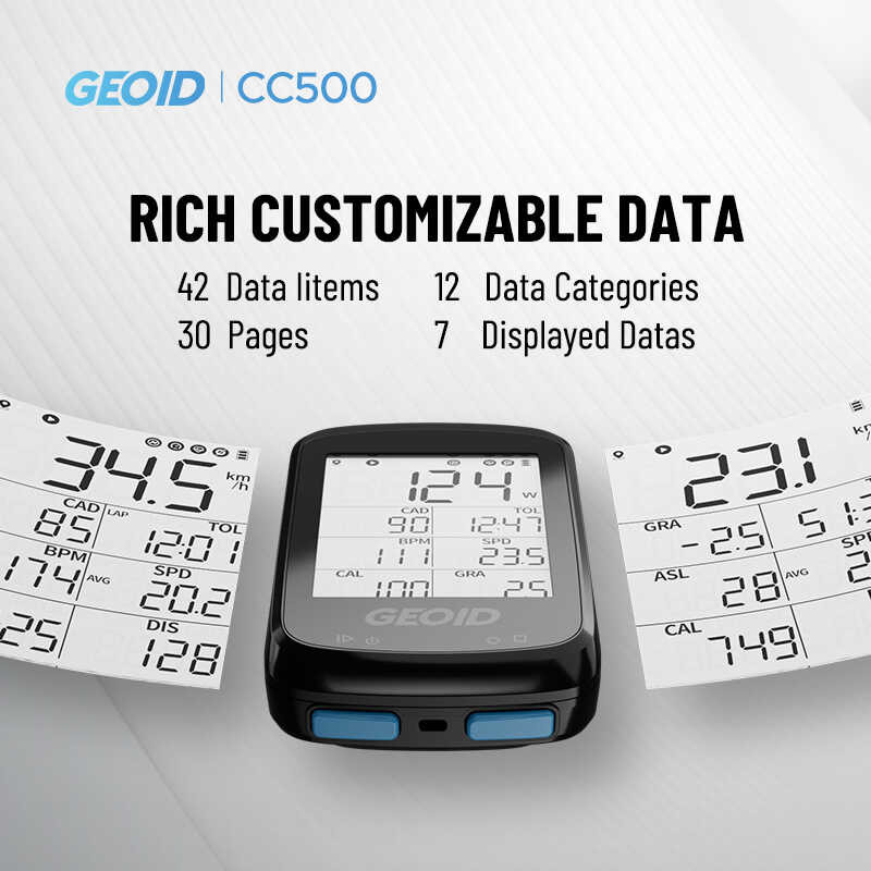 GEOID C21 GPS Cycg คอมพิวเตอร์ไร้สายความเร็วจักรยานจับเว