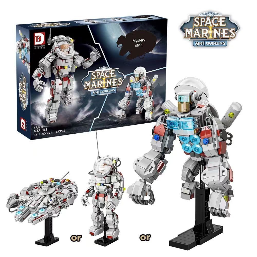 850ชิ้น|Creator 3in1 Star Wars Space Marines Millennium Falcon Building Blocks ของเล่นเพื่อการศึกษา