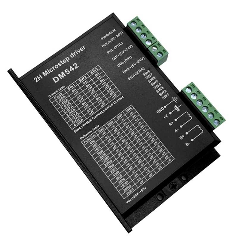 ❤ Driver, Dm542 Stepper Motor Dsp Digital Driver Board For 17, Nema 23 ,Etc