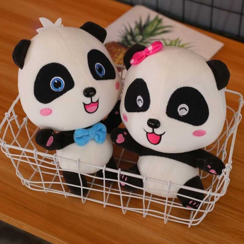 LY Baby Ntgjyuju72dis0cussion Bus Doll Wonderful Little Panda Plush Toy Baby Jojo Birthday Gift For