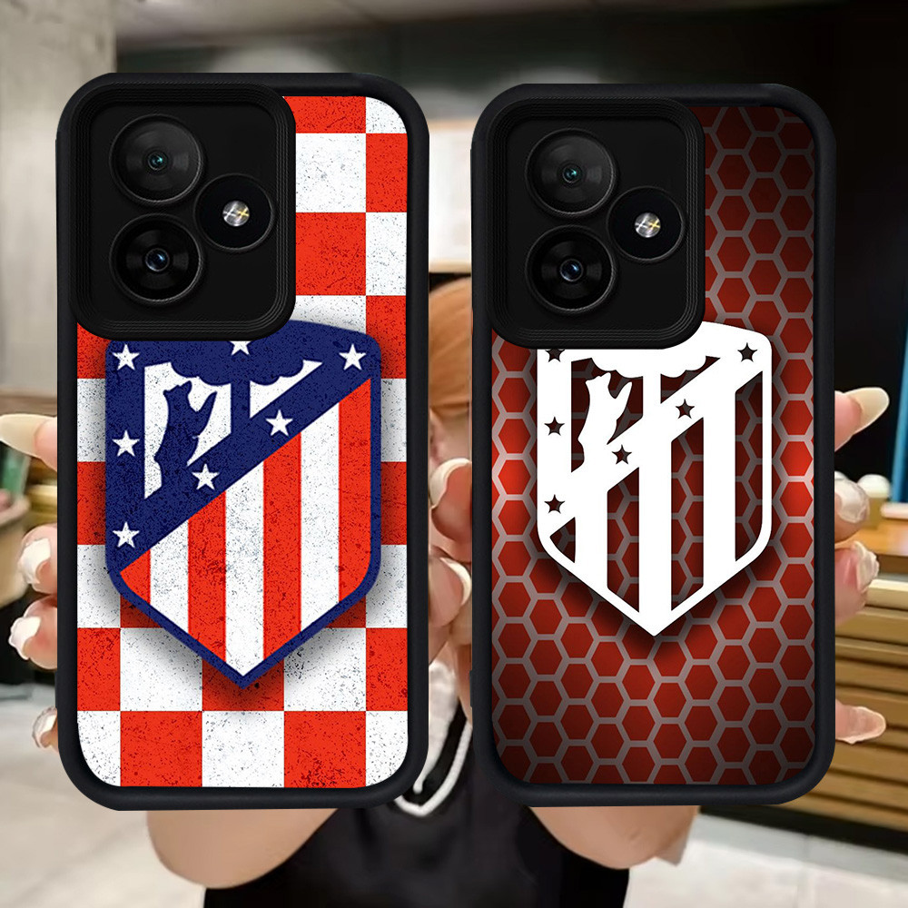 Q90 Atletico-Madrid soft Casing สําหรับ Realme C63 C55 C67 Narzo 50A Prime GT 6 C51 C53 หมายเหตุ 50 