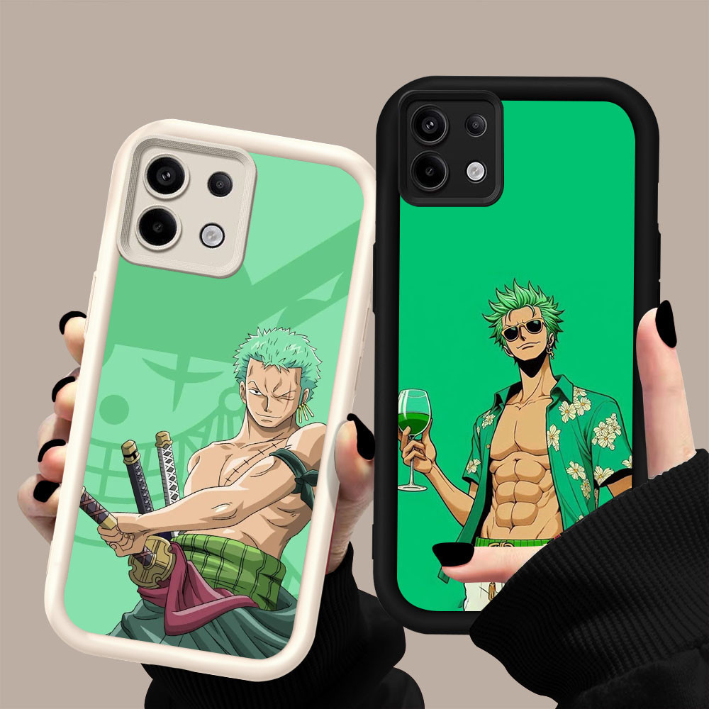 YZ-149 One Piece Zoro ปลอกกันกระแทกสําหรับ Infinix Tecno ITEL สมาร์ท POP Spark Pova GT GO A80 P65 9 