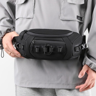 PH Available Fashion Men's Waterproof Waist Bag Fanny Pack Chest Bag Outside