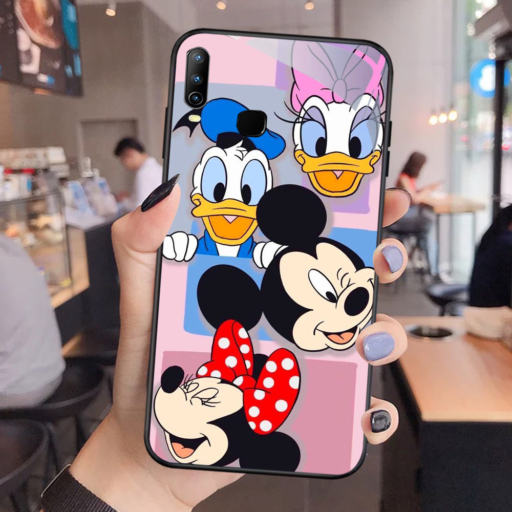 NC-57 Mickey Mouse Glass สําหรับ VIVO Y17 Y95 Y15 Y85 Y12 Y11 V9 Y89 Y91C Y93 X23 Y19 Y91