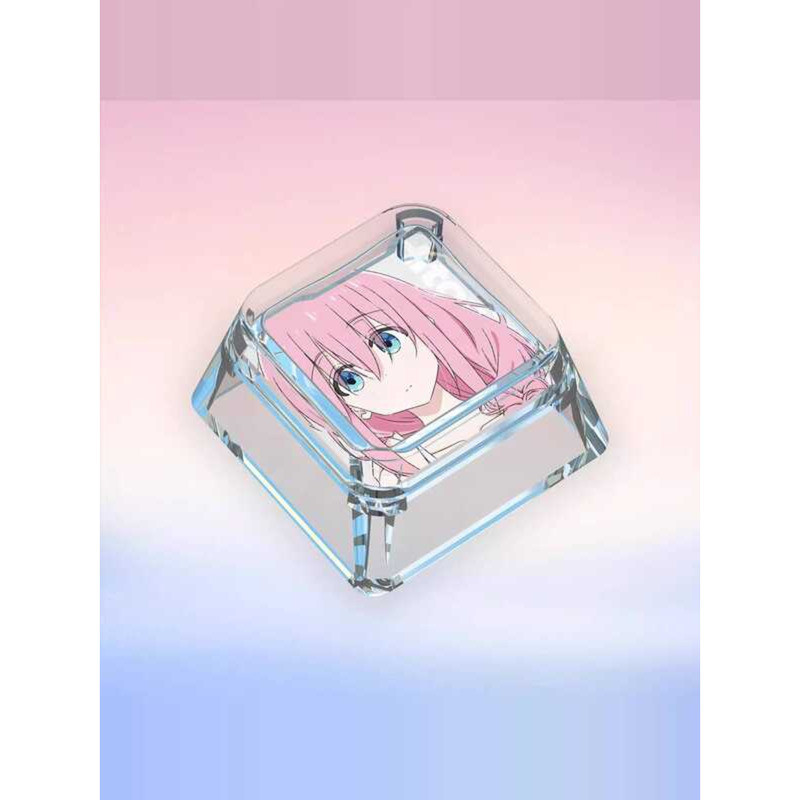 Lonely Rock Keycap Mechanical Keyboard Yamada Ryo Little Lonely Unique Kita Yudai Transparent wootin