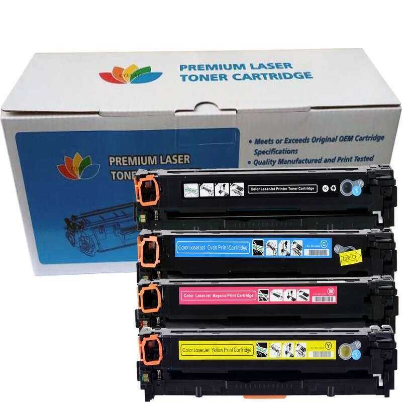 เลเซอร์ Toners ใช้งานร่วมกับ CF410A CF411A CF412A CF413A ตลับหมึกสีสําหรับ LaserJet Pro M452dn M452d