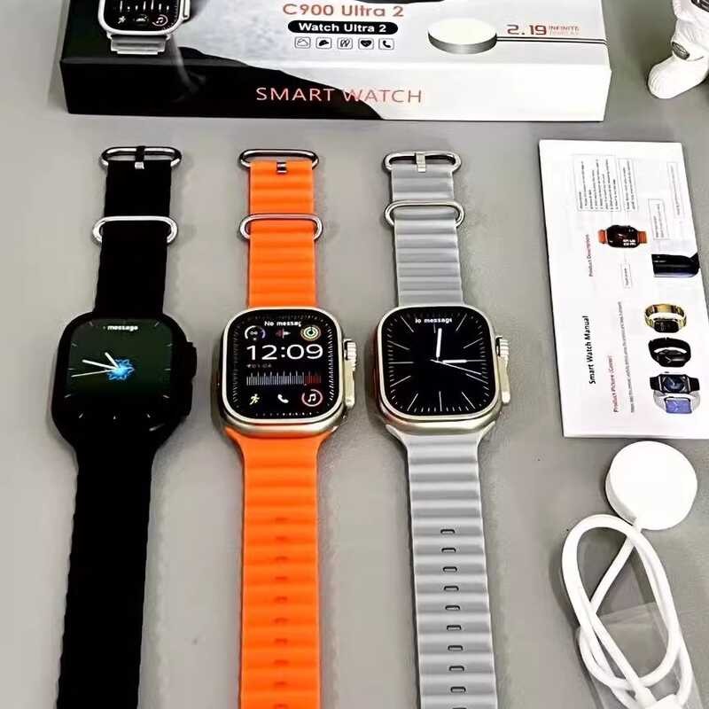 C900Ultra2 สมาร์ทวอทช์ Huaqiangbei s9ultra2 บลูทูธโทรนาฬิกาสปอร์ตผู้ชาย