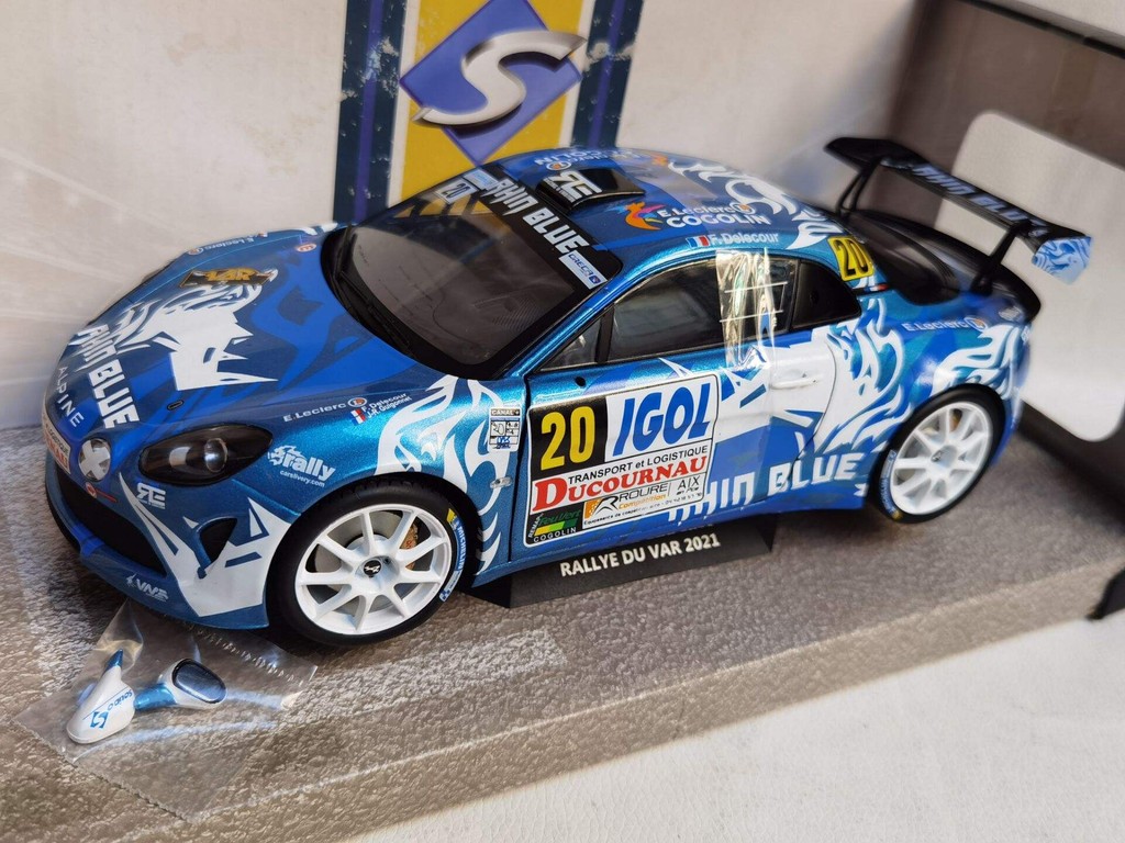 SOLIDO 1/18 ALPINE A110   #20 2021 Renault Arbin Racing Model Out of Print Car Model