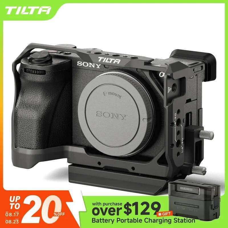 TILTA สําหรับ Sony A6700 เต็มกล้องกรง TA-T54-FCC-B เข้ากันได้กับ Sony A6700 Dsrl