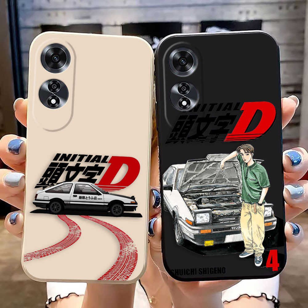 Initial D AE86 ไฟท้ายเคสโทรศัพท์สําหรับ OPPO F29 A5 A5X A9 A15 A16 A17 A31 A38 A53 A53S A54 A57 A60 