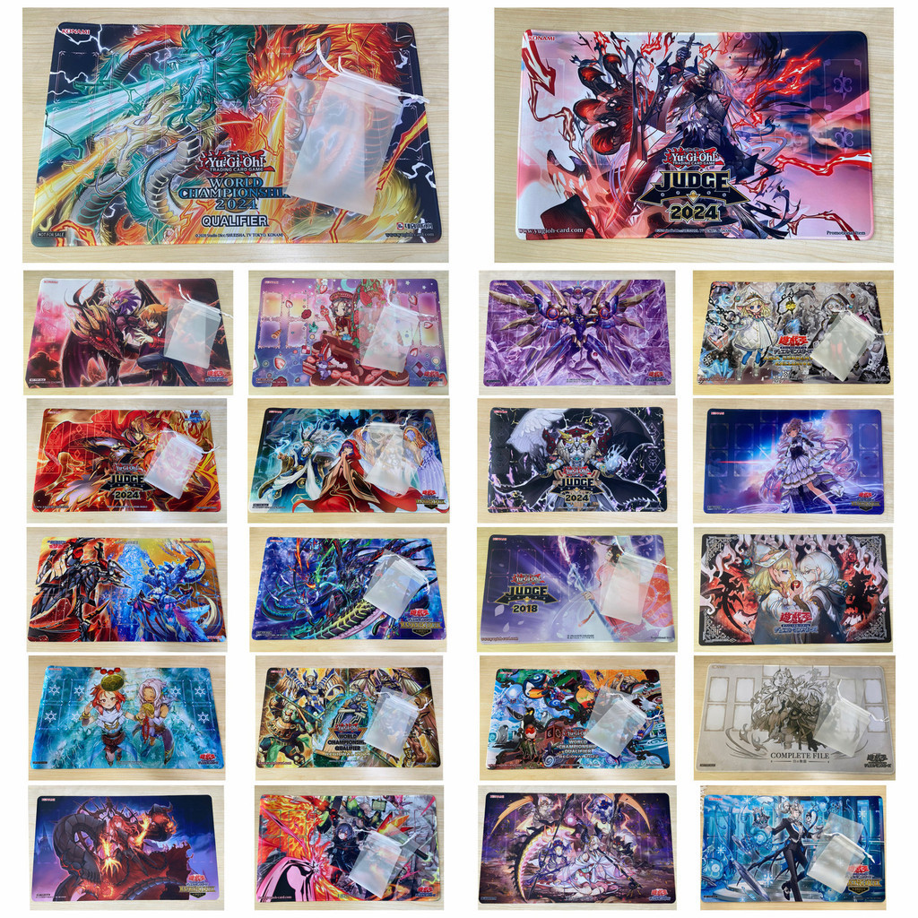 Yugioh Raidraptor Yubel Mat Valmonica Tenpai Dragon Pad Chaos Angel White Woods TCG Trading Card เกม Playmat Mousepad ฟรีกระเป๋า