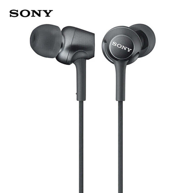 SONY Mdr-Ex255ap 3.5มม.หูฟังชนิดใส่ในหูหูฟังสำหรับเล่นเกมพร้