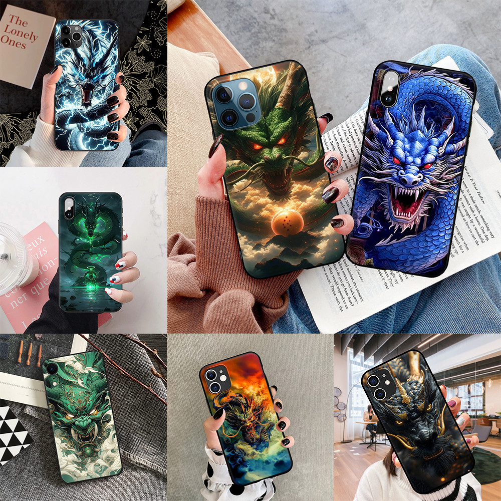 Casing Samsung Galaxy J7 J730 J3 J5 J4 J6 J8 Cover A6 Plus J2 Prime Pro G532 G530 W4 Design Dragon t