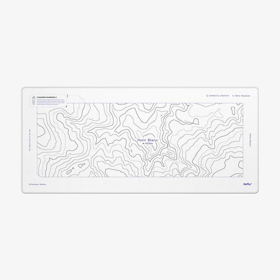 Nuphy Everest แผ่นรองเมาส์ กันน้ํา (900 มม. x 400 มม. x 4 มม.)