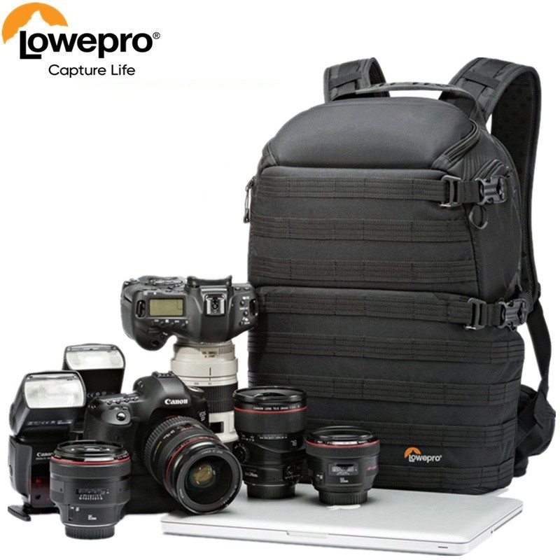 จัดส่งวัน SAME ฟรี Lowepro ProTactic 450 aw กระเป๋ากล้องไหล่ กระเป๋ากล้อง SLR กระเป๋าเป้แล็ปท็อปพร้