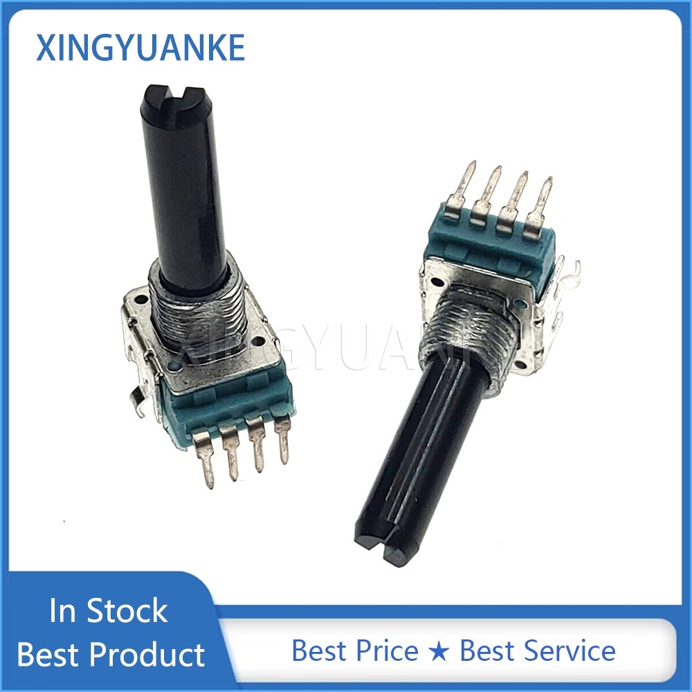 3PCS RK11 ประเภทแนวตั้ง 4Pin B10K B100K เครื่องเชื่อมแผง Potentiometer B103 B104 ครึ่งเพลาความยาว 25
