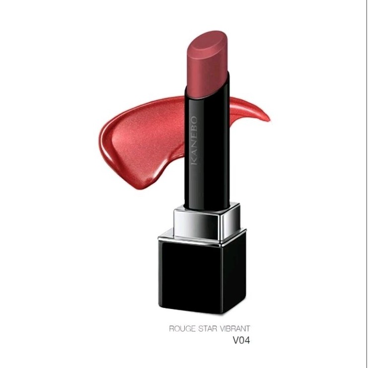 Kanebo ลิปสติก Rouge Star Vibrant V04 Core Red 3.7g.