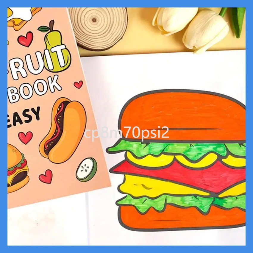 tk Food And Snacks Coloring Book Coloring Book For Adults And Kids Bold And Easy Colouring Book For