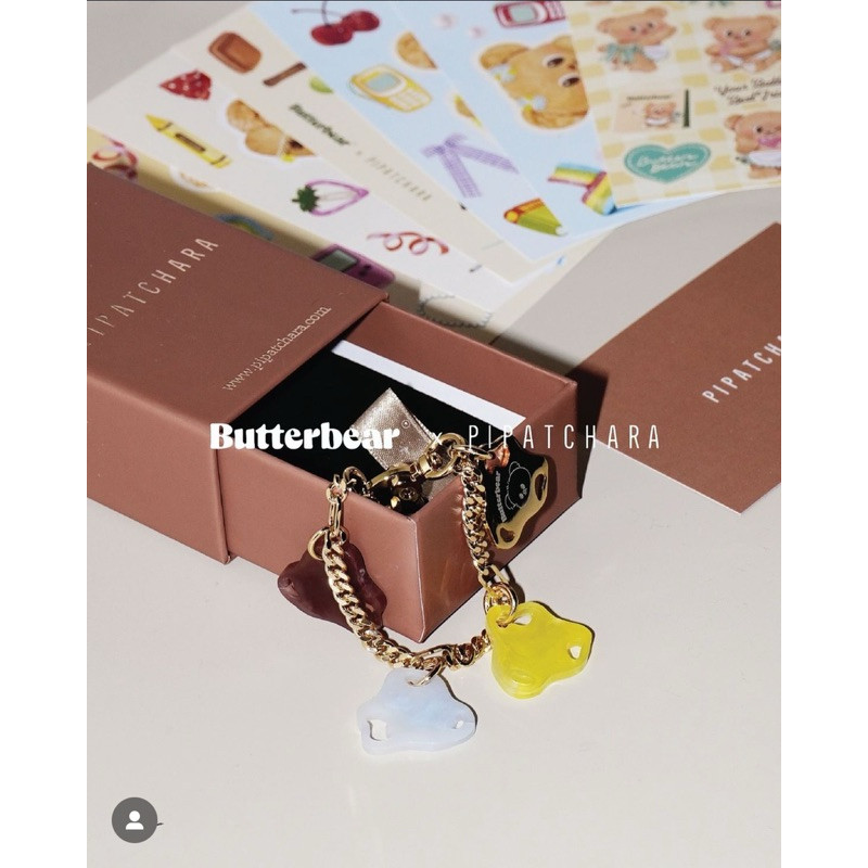 สร้อยข้อมือ Butterbear x Pipatchara (พร้อมส่ง)