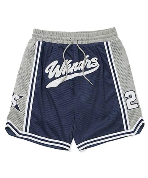 SULLYOON Same Style American Sports Basketball Shorts Street Dance Cropped Pants