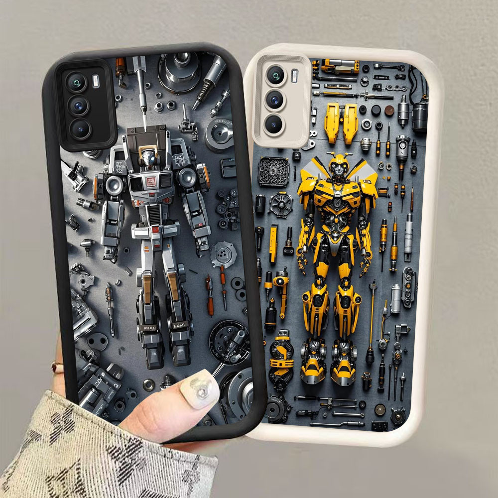 YZ-201 Transformers ปลอกกันกระแทกสําหรับ OPPO Realme C17 A11S 7I A53 A54S A33 C75 A16 A16s A53S 2020