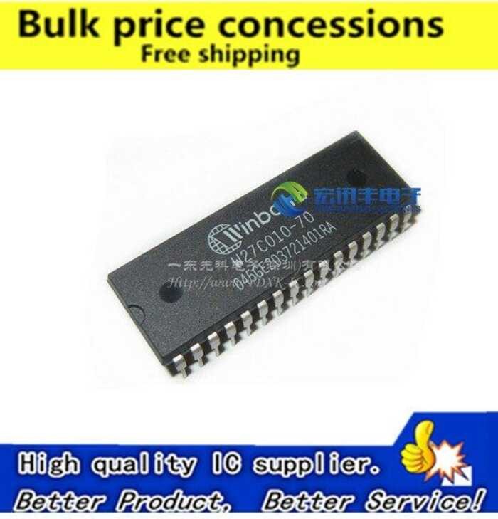 ❤ จัดส่งฟรี50ชิ้น/ล็อตw27c010-70 W27c010 W27e010-70 Dip-32 IC