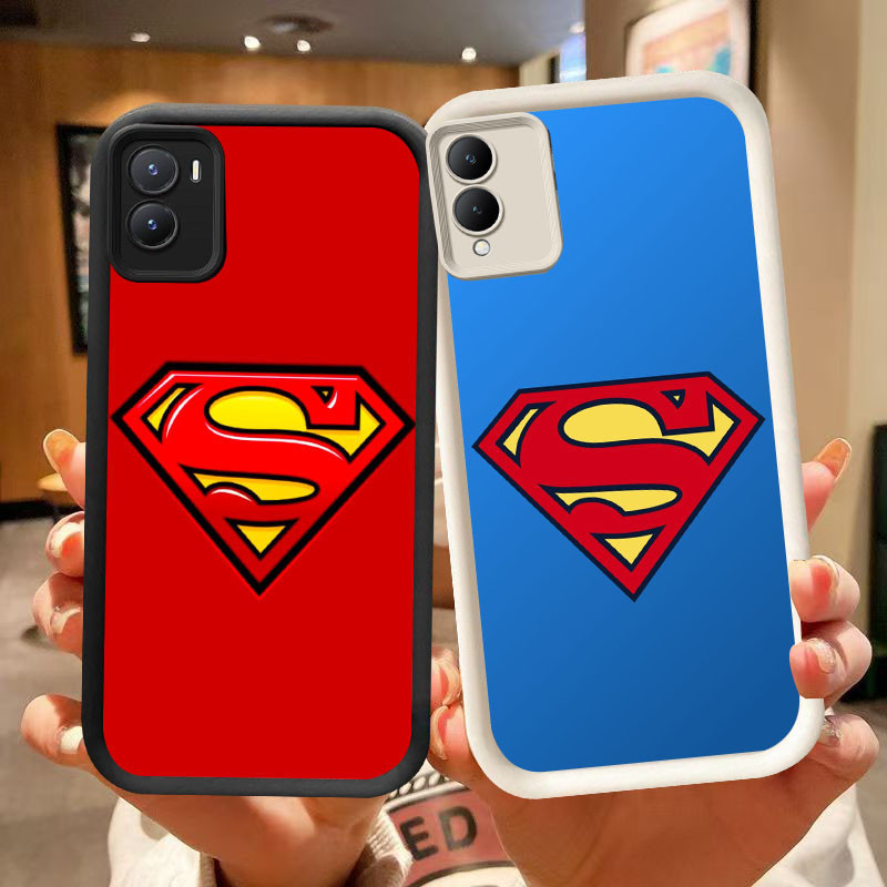 YZ-93Superman Cool Casing สําหรับ VIVO IQOO Y56 Z9X Z9 Z10 Y17S Y35 Y02S Y16 Y28 2024 5G