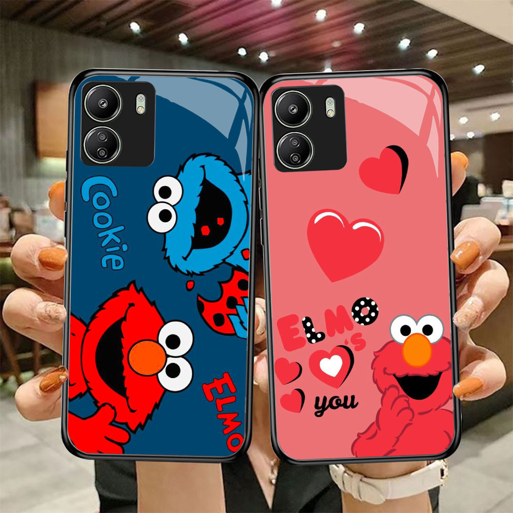 DF-83 Sesame Street TPU HD Glass Casing สําหรับ Xiaomi Redmi 13C A1 A2 หมายเหตุ 13 Pro Plus Poco C65