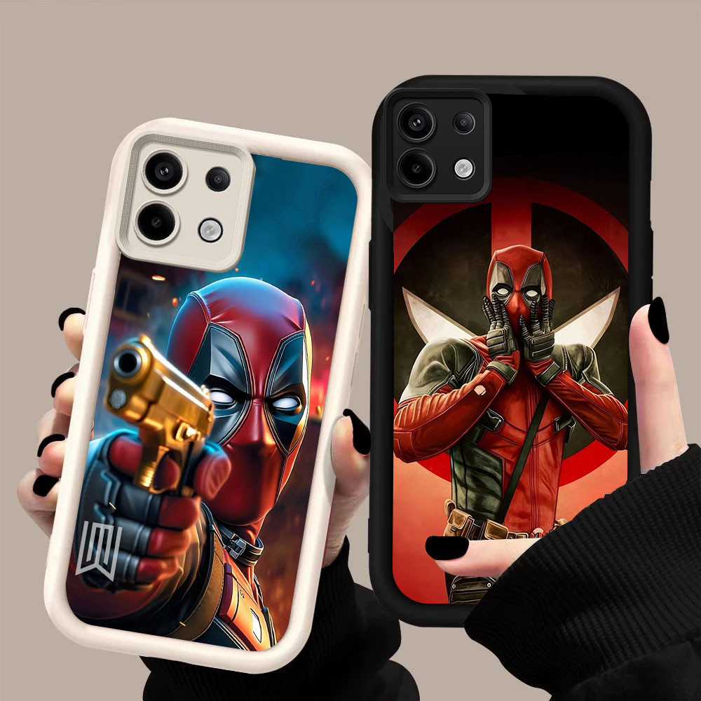 MK-55 Deadpool ปลอกซิลิโคนอ่อนนุ่มสําหรับ Infinix 7 GT 20 Tecno POP 7 Spark GO ITEL A80 P65 Pro