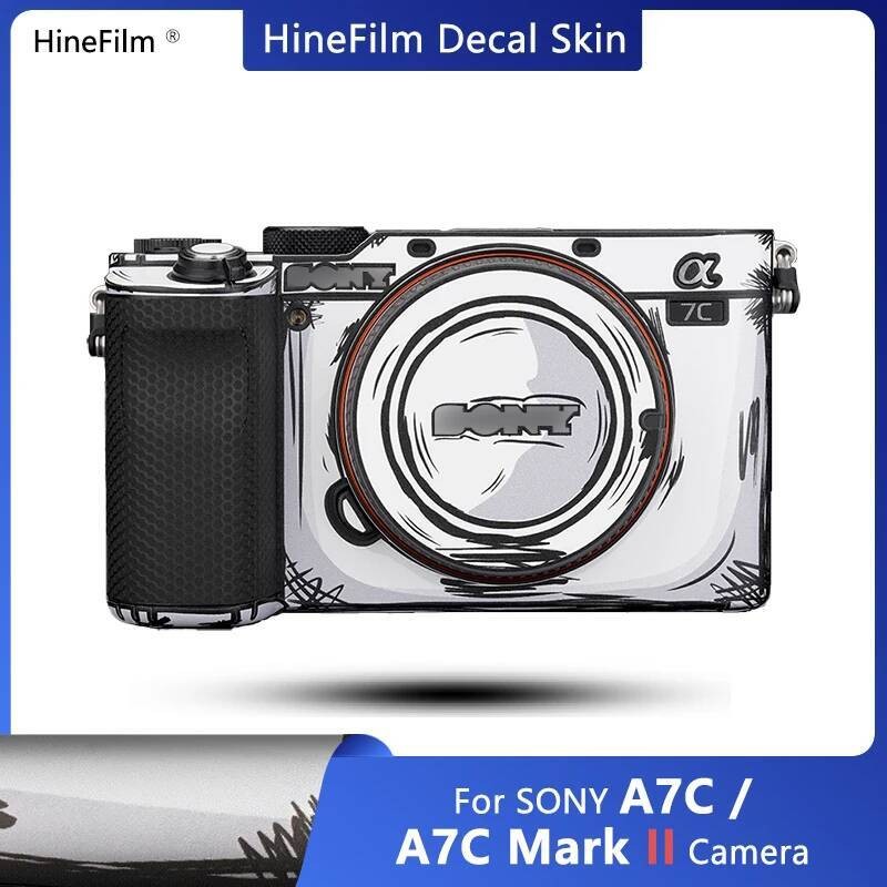 NIT Hinefilm ผิวสําหรับ A7CII A7CR A7C A6400 A6300 A6700 กล้องสติกเกอร์ A7C2 ZVE1 ZV-E10 Wrap สําหรั