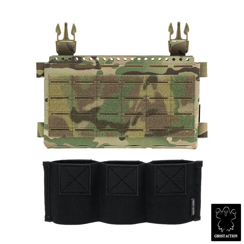 Ghost Action แผงด้านหน้าแบบยุทธศาสตร์สำหรับ MK4MK5 FCSK พร้อมแทรก 556 กระเป๋านิตยสารน้ำหนักเบา 6516