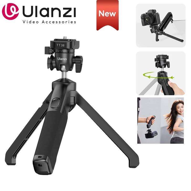 Ulanzi TT38 ขาตั้งกล้องสําหรับผู้ถือกล้องระงับประเภท UKA Quick Release แผ่นยืดหยุ่น Ball Head Lanyar