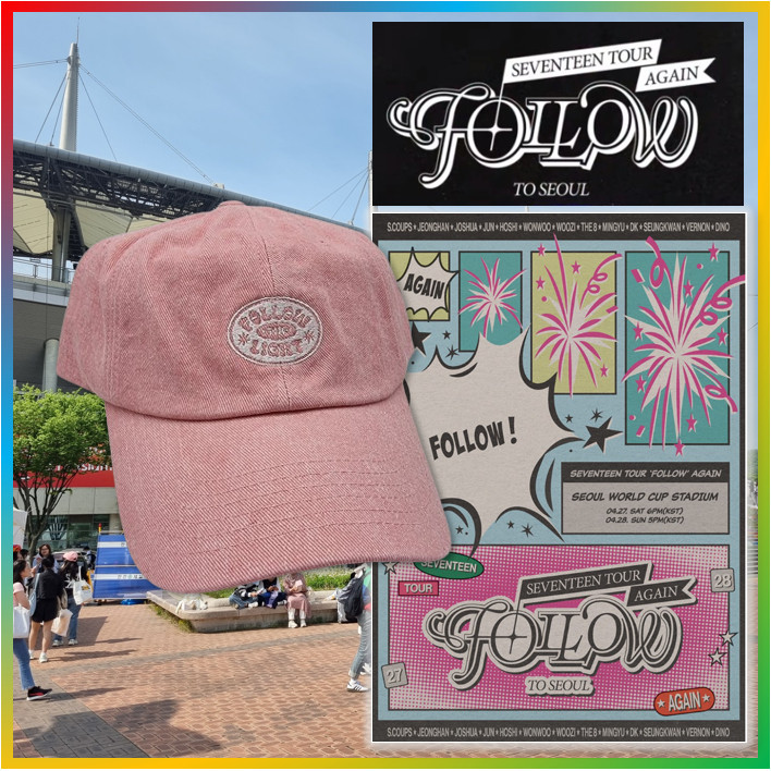 SEVENTEEN FOLLOW IN SEOUL OFFICIAL MERCH, Ball Cap