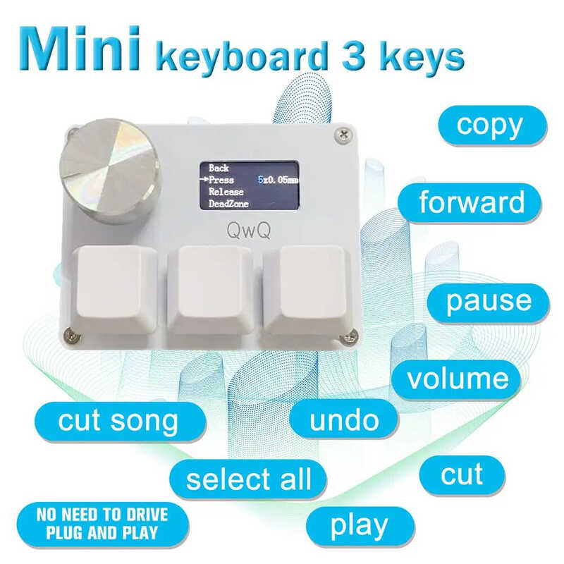 ปุ่มคีย์บอร์ดเกม O3c แบบหมุนเร็วปรับแต่งคีย์ร้อนไฟ RGB