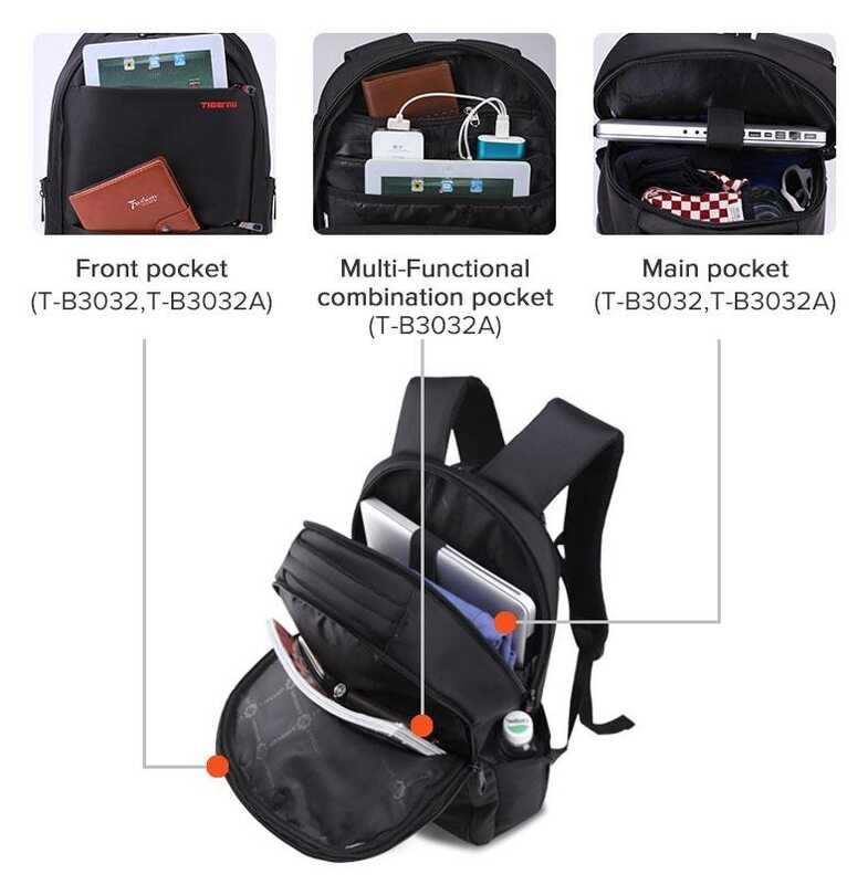 ❤ [Tigernu] กระเป๋าเป้สะพายหลังกันน้ำอเนกประสงค์ ขนาด