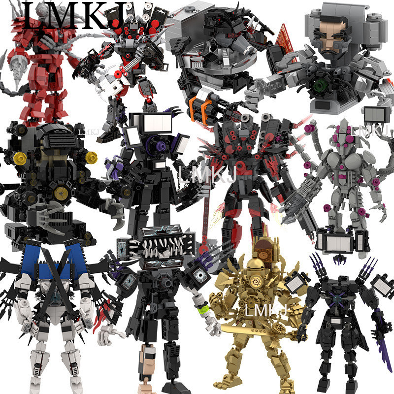 Moc Skibidi ห้องน้ํา Lego Titan Tvman/Golden Titan นาฬิกา man/Titan Audio man/Titan กล้อง man G Toi