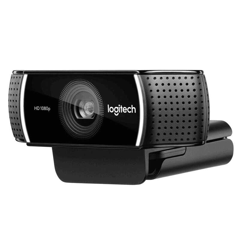 C922 Logitech Pro Stream HD Webcam 1080p Built-in Microphone for PC Laptop Computer